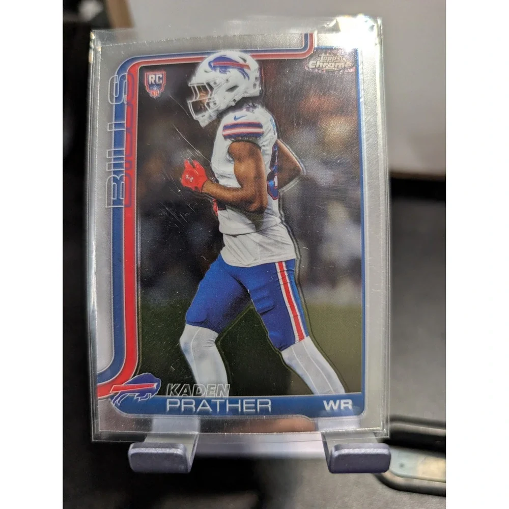 2025 Topps Chrome Kaden Prather RC #394 Buffalo Bills Rookie Card Wide Receiver